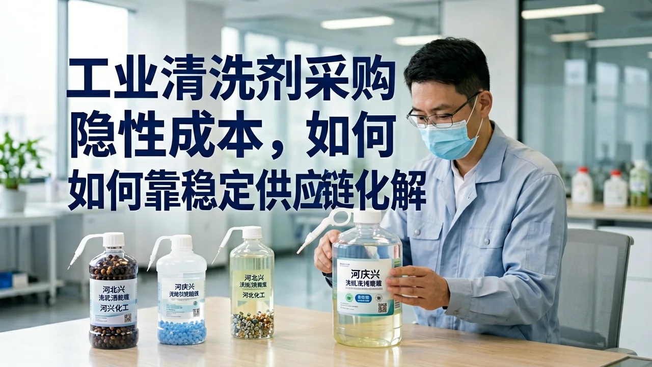 工业清洗剂采购的隐性成本,如何靠稳定供应链化解